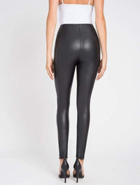 Thumbnail for Hi Ho High Waist Vegan Leather Legging Black, Legging/ Tights Bottom by Lysse | LIT Boutique