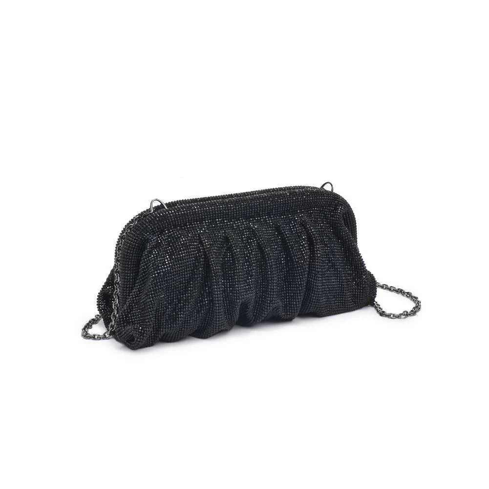 Irina Clutch Black, Evening Bag by Urban Expressions | LIT Boutique