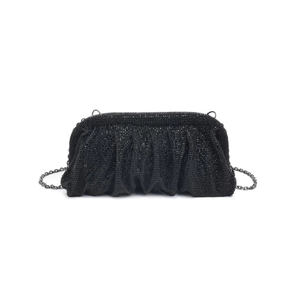 Irina Clutch Black, Evening Bag by Urban Expressions | LIT Boutique