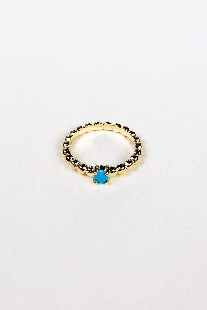 Aaralyn Turquoise Bubble Ring 14k Gold/ 925 Sterling Silver, Ring Jewelry by MetroBabe | LIT Boutique