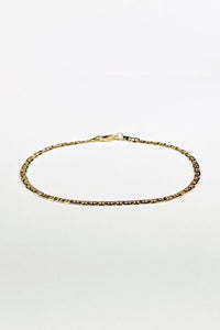 Thumbnail for Evander Mariner Chain Anklet 18k Gold, Bracelet Jewelry by MetroBabe | LIT Boutique