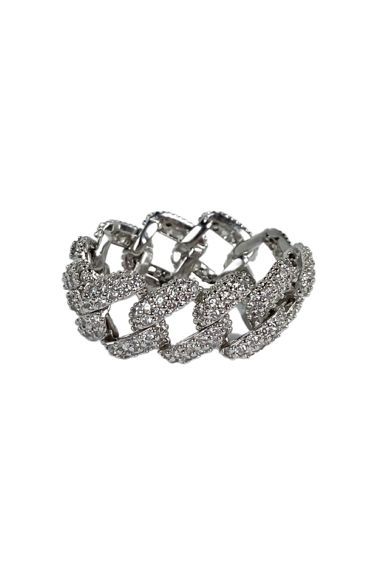 Leander Chain Link Ring Silver, Ring Jewelry by MetroBabe | LIT Boutique