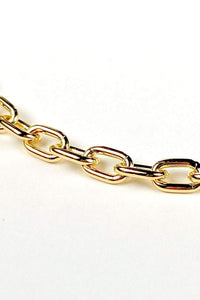 Thumbnail for Olivier Cable Chain Necklace 18k Gold, Necklace Jewelry by MetroBabe | LIT Boutique