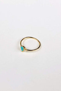 Thumbnail for Vera Turquoise Ring 14k Gold/ 925 Sterling Silver, Ring Jewelry by MetroBabe | LIT Boutique