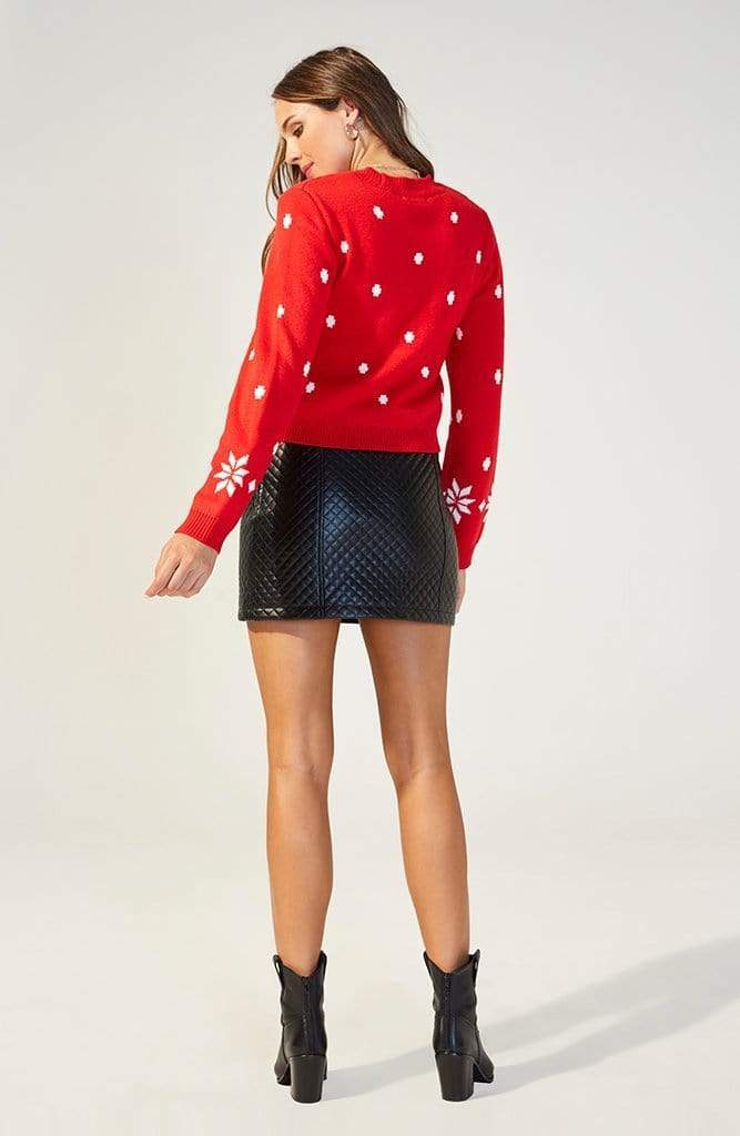 Fab-yule-ous Knit Sweater, Sweater by Mink Pink | LIT Boutique