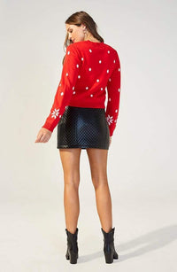 Thumbnail for Fab-yule-ous Knit Sweater, Sweater by Mink Pink | LIT Boutique