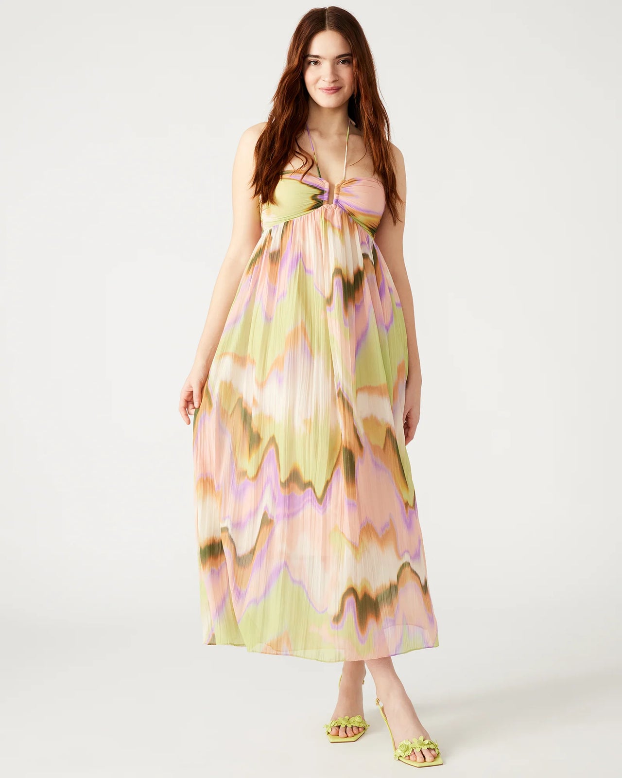 Nolita Maxi Dress Pink Multi, Maxi Dress by Steve Madden | LIT Boutique
