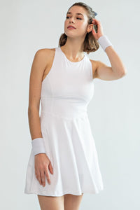 Thumbnail for Butter Soft Romper Dress White, Romper Dress by Rae Mode | LIT Boutique