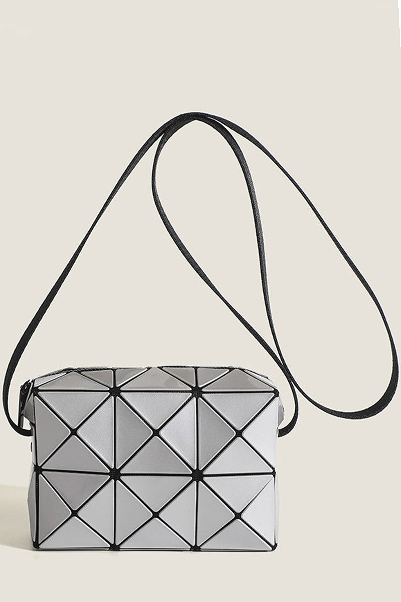 Prism Crossbody Bag Grey, Evening Bag by Swan Madchen | LIT Boutique