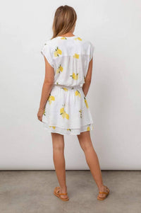 Thumbnail for Angelina Cintronnade Linen Dress Yellow Multi, Mini Dress by Rails | LIT Boutique
