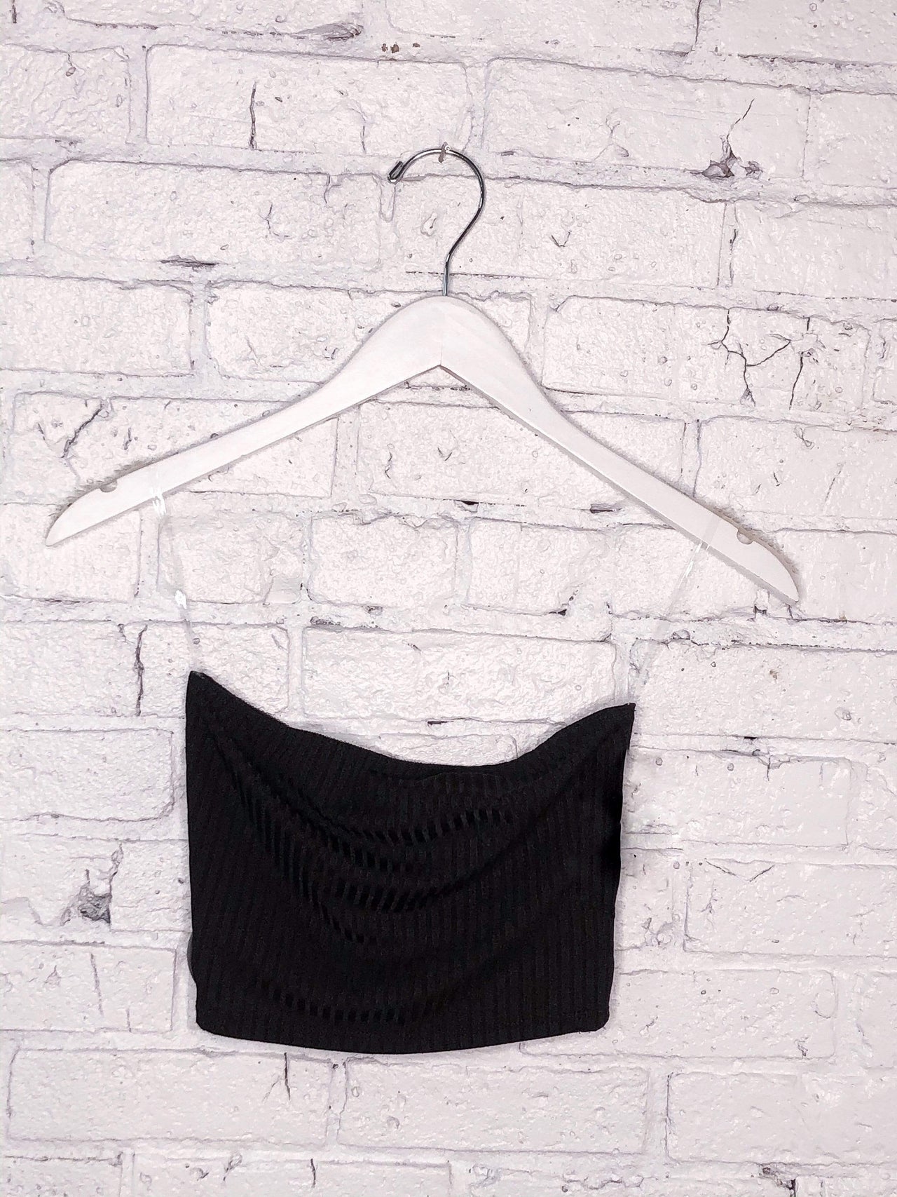 Jasper Knit Tube Top Black, Tops Blouses by ReFine | LIT Boutique