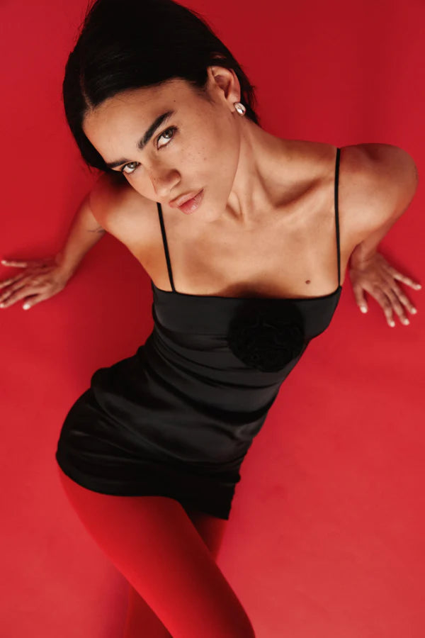 Rosa Mini Dress Black, Mini Dress by NIA | LIT Boutique