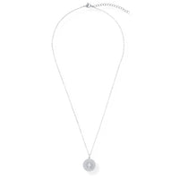 Thumbnail for Rue Sunburst Disc Necklace Silver, Necklace Jewelry by Ellie Vail | LIT Boutique