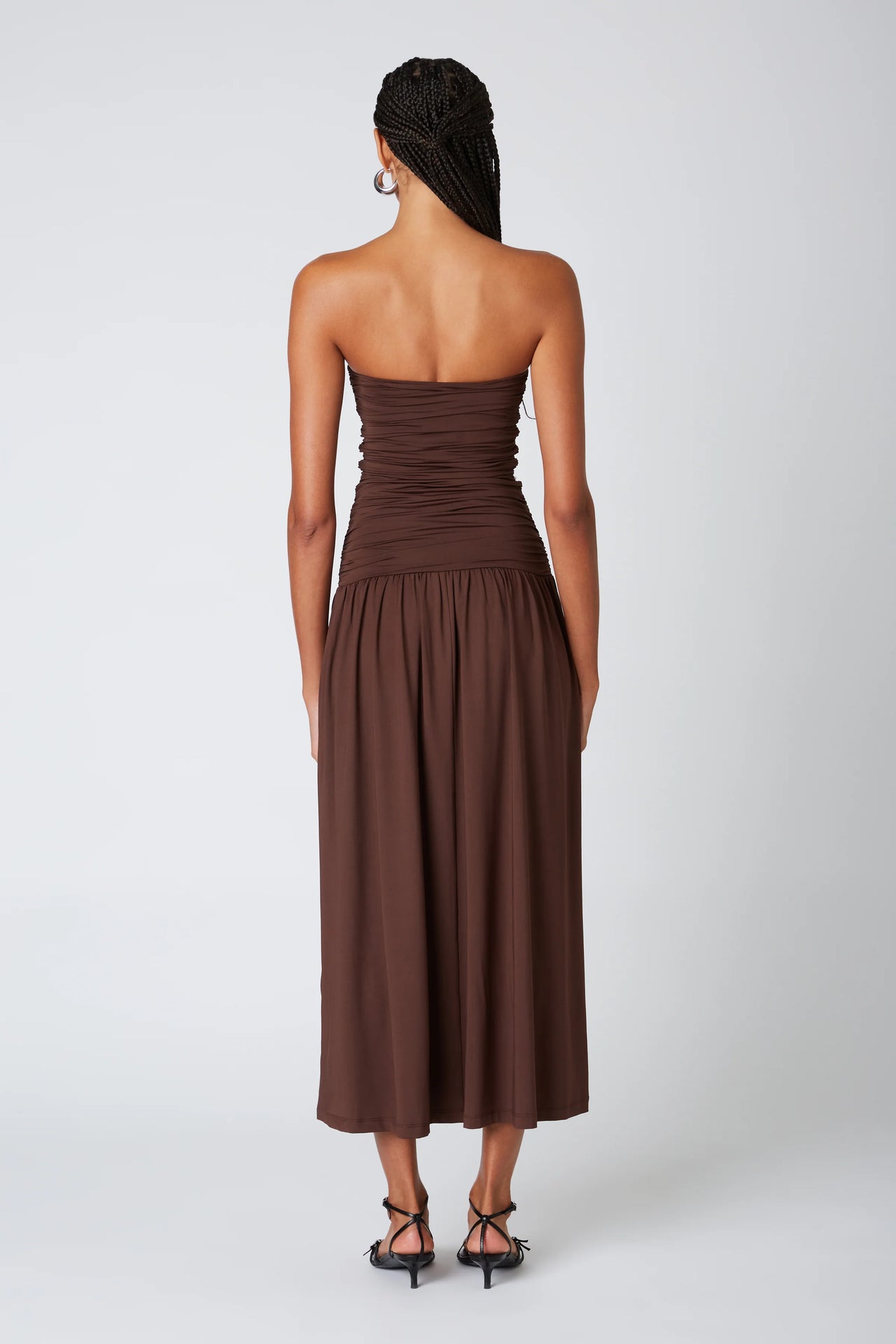 Santal Dress Brown, Maxi Dress by NIA | LIT Boutique