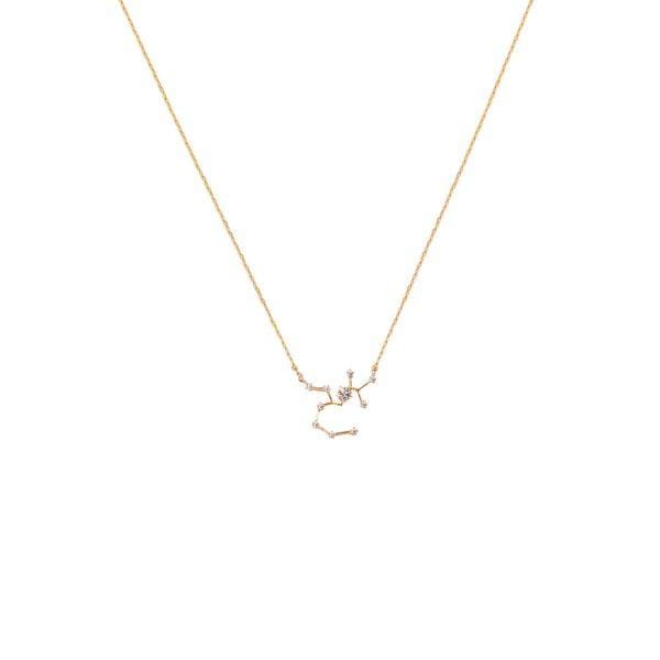 Sagittarius Zodiac Necklace 14k Gold, Necklace Jewelry by Secret Box | LIT Boutique