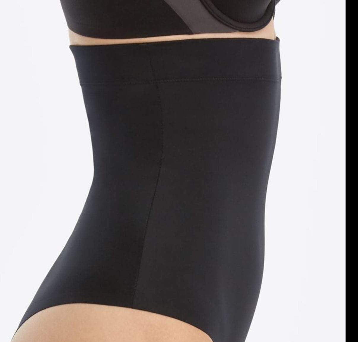 Suit Your Fancy High Waist Thong Very Black