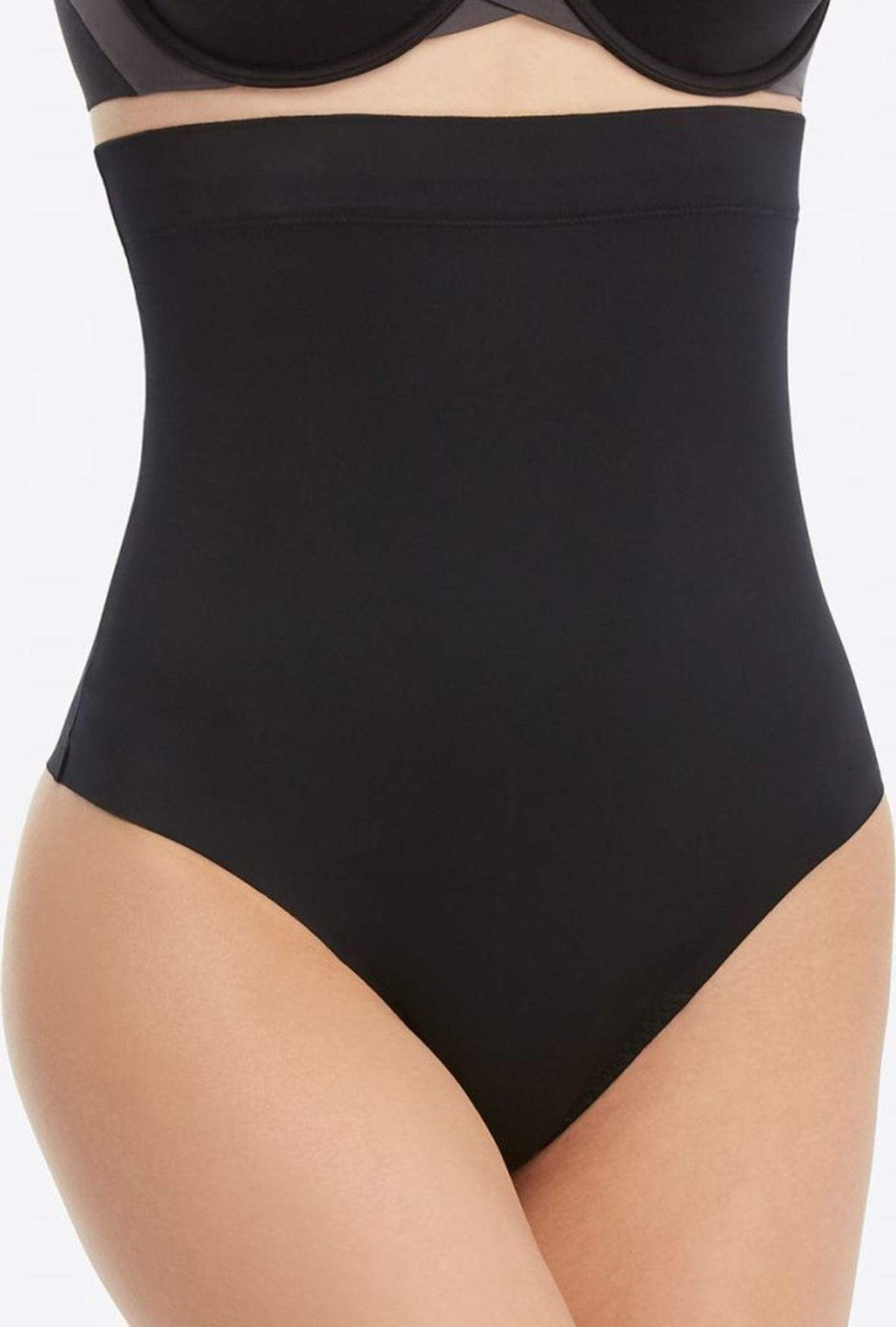 SPANX Suit Your Fancy High Waist Thong in Very Black