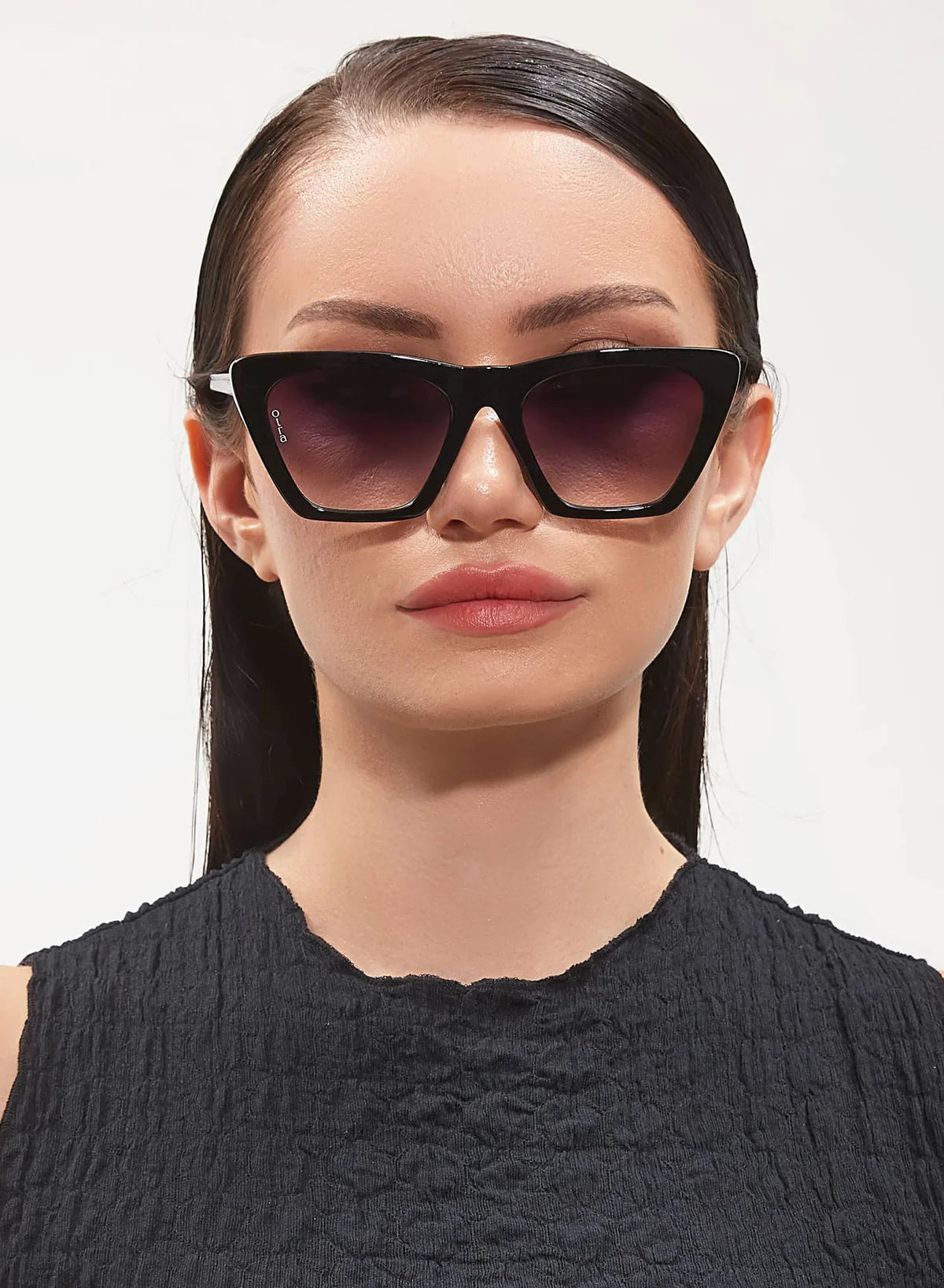 Sabine Sunglasses, Matte Black Fade - Monkee's of the West End