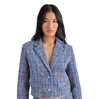 Thumbnail for Seraphine Blazer Blue Multi