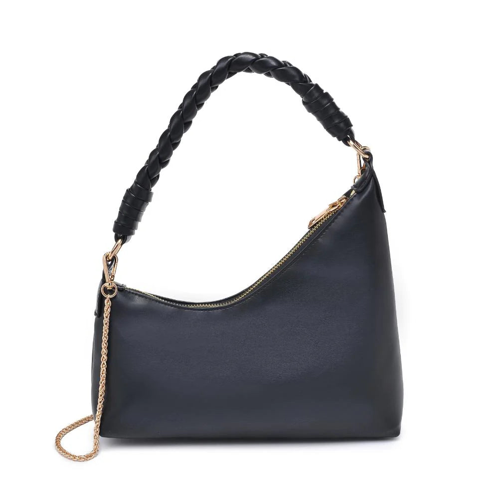 Taylor Asymmetrical Bag Black, Evening Bag by Urban Expressions | LIT Boutique