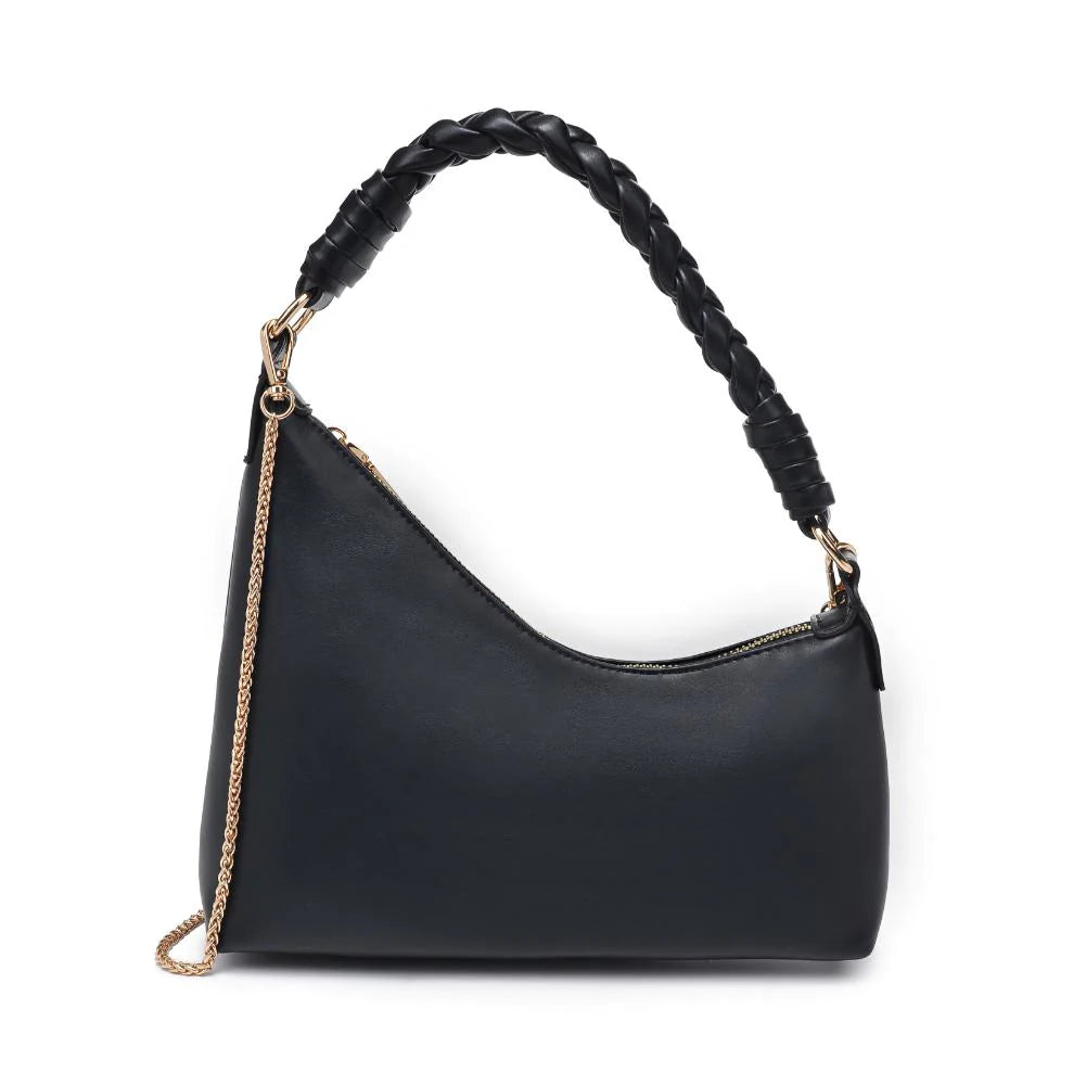 Taylor Asymmetrical Bag Black, Evening Bag by Urban Expressions | LIT Boutique