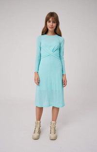 Thumbnail for Own Light Long Sleeve Midi Dress Mint, Midi Dress by The Fifth | LIT Boutique
