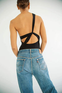 Thumbnail for Aisling Bodysuit Black, Bodysuit Blouse by The Line by K | LIT Boutique
