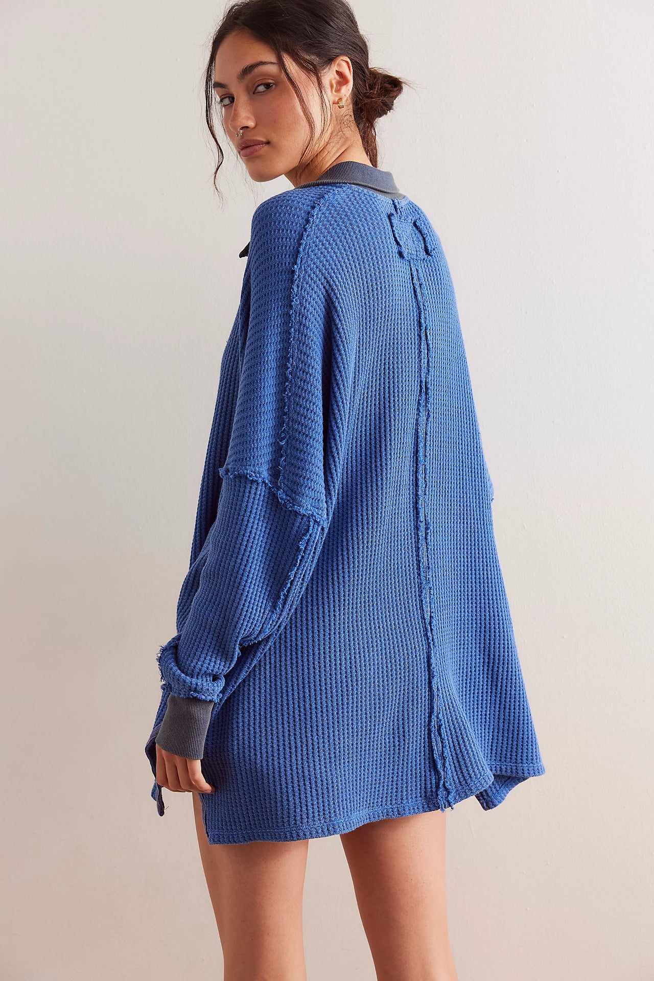 Travis Polo Dutch Blue, Long Tee by Free People | LIT Boutique