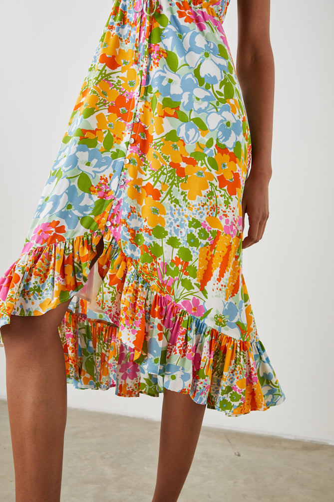 Vietta Day Garden Dress Multi, Midi Dress by Rails | LIT Boutique