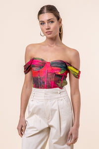 Thumbnail for Miley Bustier Top, Tank Blouse by Line and Dot | LIT Boutique