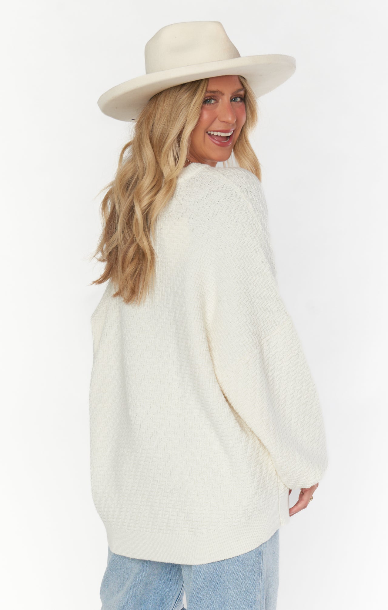 Crosby Sweater White, Sweater by Show Me Your Mumu | LIT Boutique