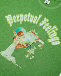 Thumbnail for Green Perpetual Feelings V2 Boyfriend Tee, Short Tee by Boys Lie | LIT Boutique
