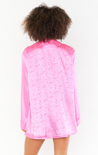 Thumbnail for Taylor Tube Mini Dress Bright Pink Rose Satin, Mini Dress by Show Me Your Mumu | LIT Boutique