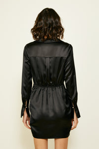 Thumbnail for Dreamer Mini Dress Black, Mini Dress by Line and Dot | LIT Boutique