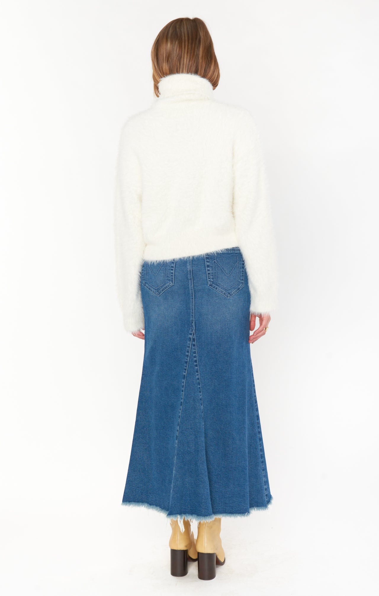 Reba Maxi Skirt Open Seas, Midi Skirt by Show Me Your Mumu | LIT Boutique