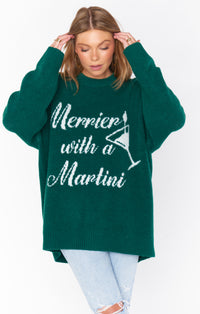 Thumbnail for Classic Martini Crewneck Sweater, Sweater by Show Me Your Mumu | LIT Boutique