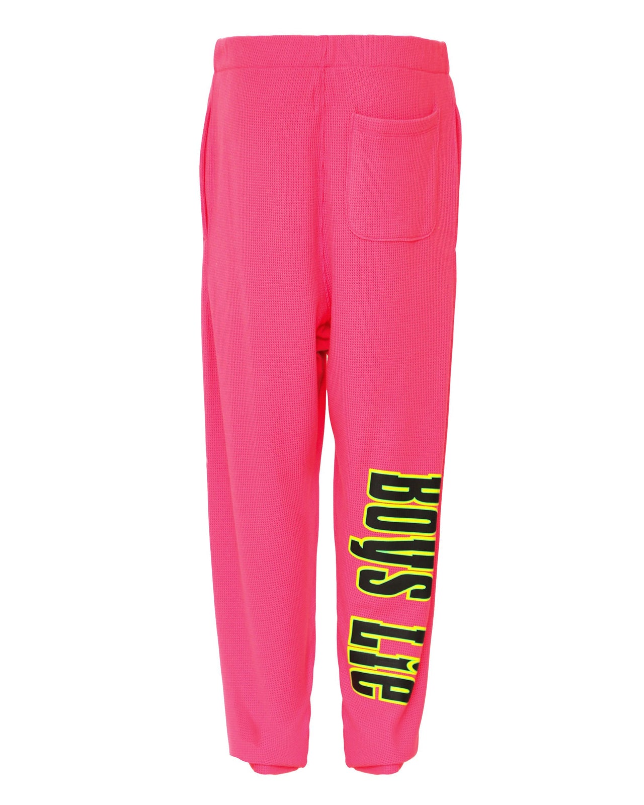 Spunk Thermal Mac Slim Sweatpants Neon Pink, Sweat Lounge by Boys Lie | LIT Boutique