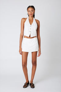 Thumbnail for Ariel Skort White, Mini Skirt by NIA | LIT Boutique