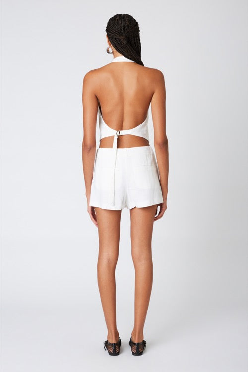 Ariel Skort White, Mini Skirt by NIA | LIT Boutique