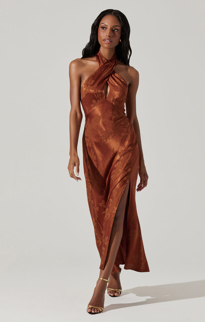 Rust dress on sale