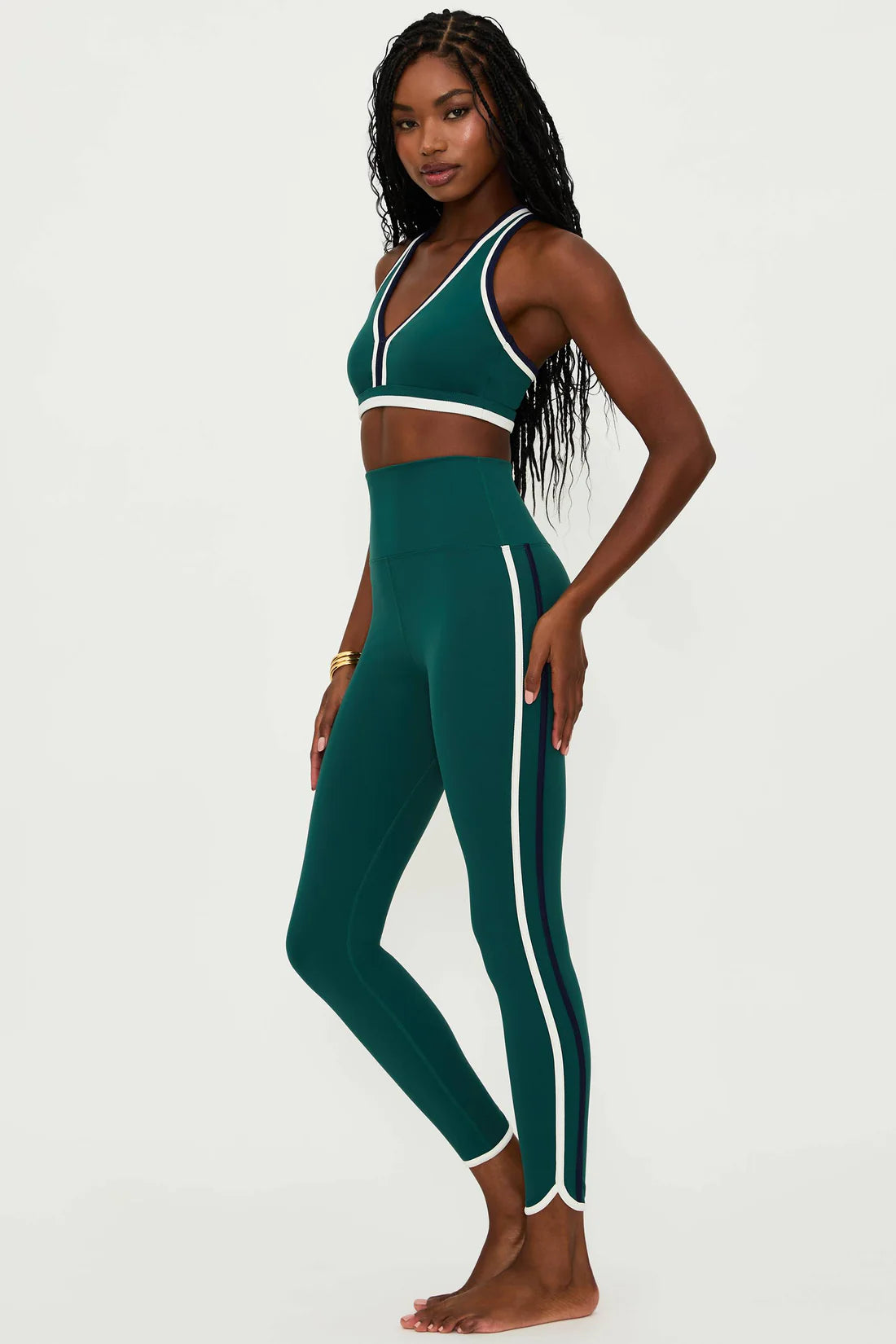 Nella Legging Pine Green, Sweat Lounge by Beach Riot | LIT Boutique