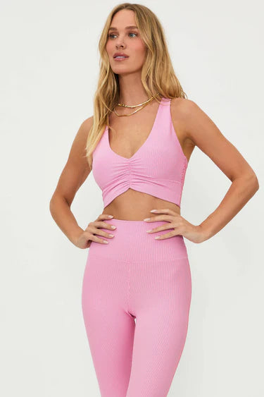 Mindy Top Candy Cane Pink, Sweat Lounge by Beach Riot | LIT Boutique