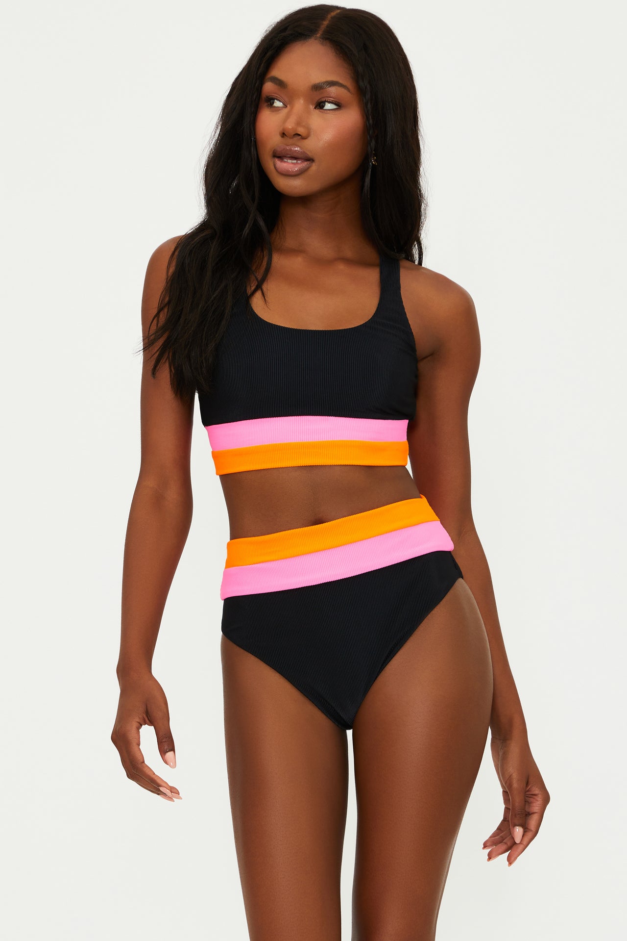 Heidi Bottom Sunset Colorblock, Swim by Beach Riot | LIT Boutique