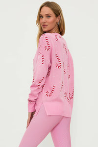 Thumbnail for Callie Sweater Candy Cane Pink, Sweater by Beach Riot | LIT Boutique