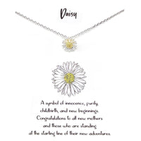 Thumbnail for Daisy Necklace Silver, Necklace Jewelry by US Jewelry House | LIT Boutique