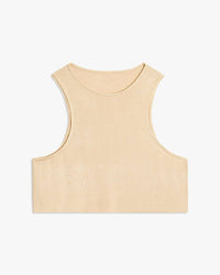 Thumbnail for Cropped Rib Tank Taupe, Tank Tee by We Wore What | LIT Boutique