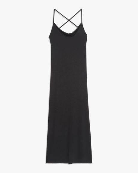 Evening Jersey Dress Black, Maxi Dress by We Wore What | LIT Boutique