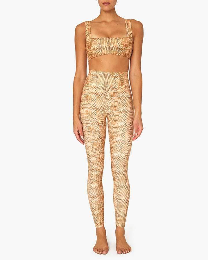 Snakeskin High Waist Leggings, Pant Bottom by We Wore What | LIT Boutique