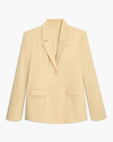 Summer Stretch Herringbone Twill Blazer Taupe, Blazer Jacket by We Wore What | LIT Boutique