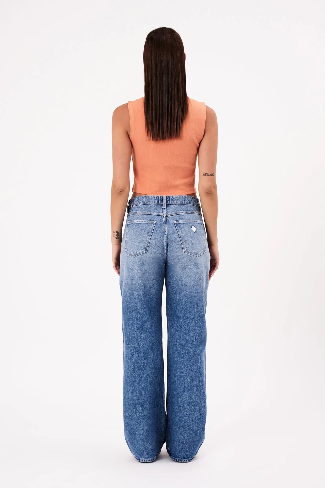 95 Baggy Vesta Jeans Vintage Blue, Boyfriend Denim by Abrand | LIT Boutique